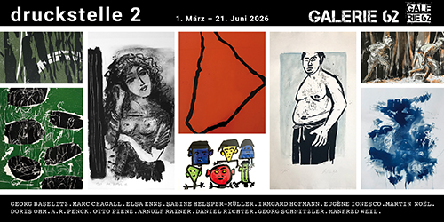 Druckstelle 2 – Vernissage am 1. März 2026, 16 Uhr /Druckgrafiken zum "Tag der Druckkunst"